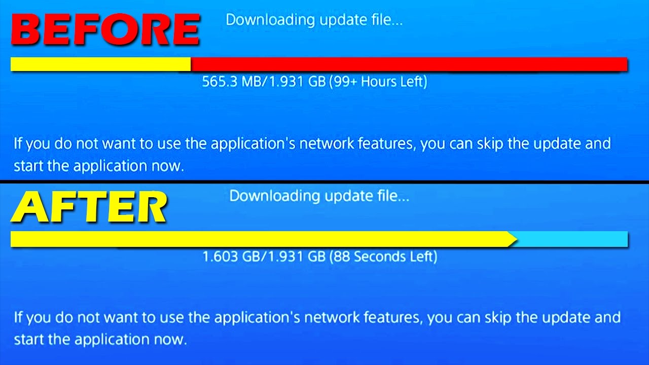 افزایش سرعت اینترنت در ps4